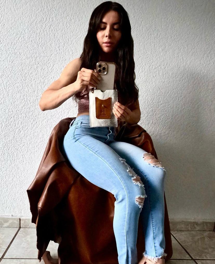 Porta celular textura animal