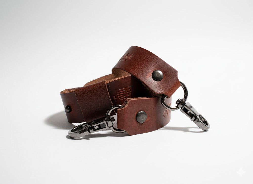 Correa larga de piel