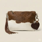 Bolso clutch textura animal
