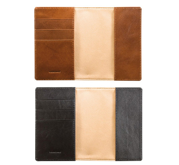 Porta pasaporte de piel Siena